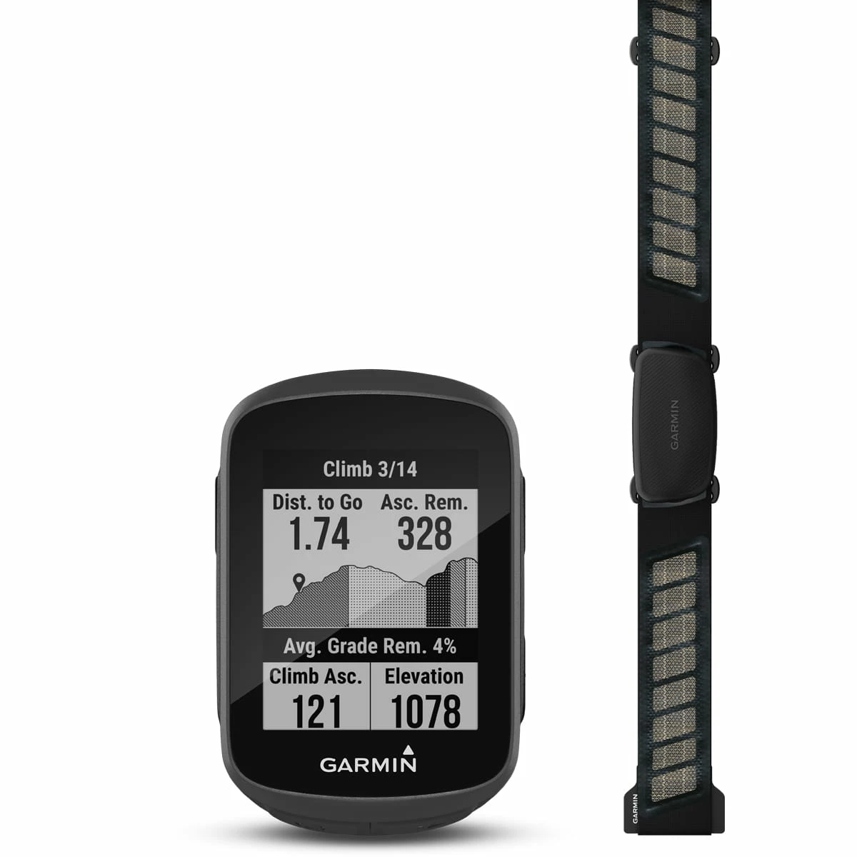 Garmin Edge 130 Plus - Compteur Vélo GPS - Pack HRM - Noir 1 Garmin Edge 130 Plus - Compteur Vélo GPS - Pack HRM - Noir