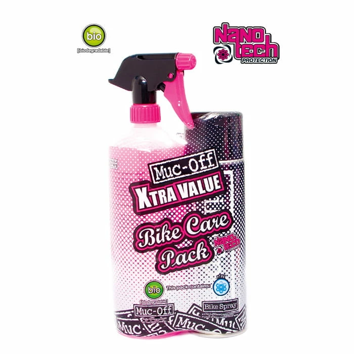 Muc-Off Kit D'entretien Duo Pack X-Tra Value - Spray Vélo + Nettoyant 1 Muc-Off Kit D'entretien Duo Pack X-Tra Value - Spray Vélo + Nettoyant