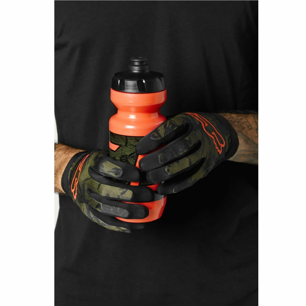 Fox Racing Purist - Bouteille à Boire 650 Ml - Vert Olive/orange 2 Fox Racing Purist - Bouteille à Boire 650 Ml - Vert Olive/orange – Image 2