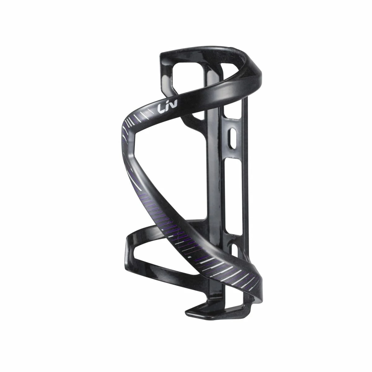 Liv Airway Comp Porte-bidon Sidepull Droit - Noir/Violet/Argent 1 Liv Airway Comp Porte-bidon Sidepull Droit - Noir/Violet/Argent