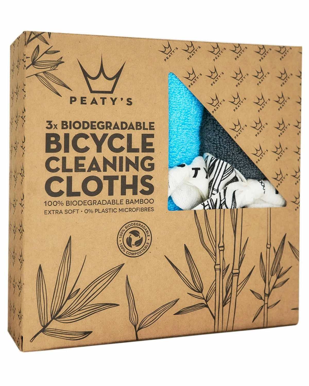 Peaty's Chiffons De Nettoyage Pour Vélos En Bambou 1 Peaty's Chiffons De Nettoyage Pour Vélos En Bambou