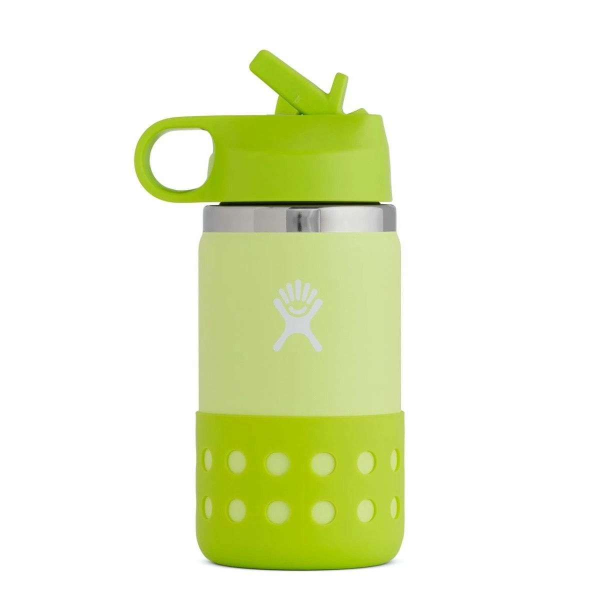 Hydro Flask Gourde Pour Enfants Wide Mouth Straw Lid & Boot - Honeydew 1 Hydro Flask Gourde Pour Enfants Wide Mouth Straw Lid & Boot - Honeydew