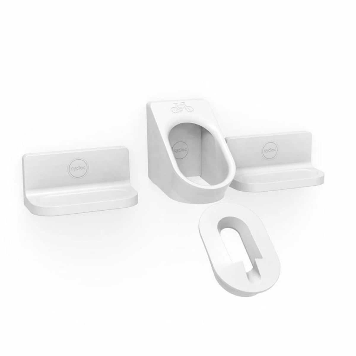 Cycloc Support De Vélo Superhero - Blanc 1 Cycloc Support De Vélo Superhero - Blanc