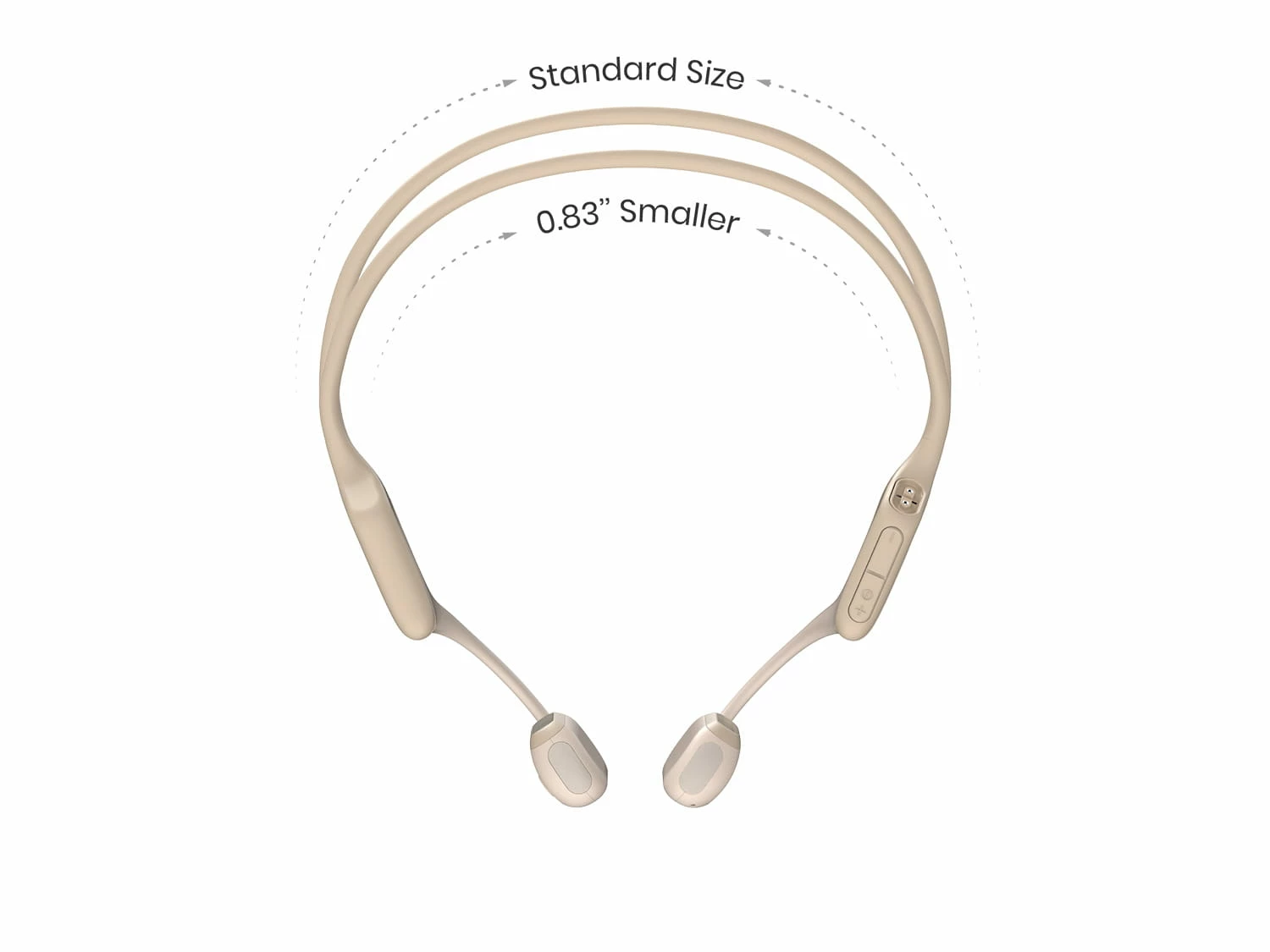 SHOKZ OpenRun Pro Mini Beige 2 SHOKZ OpenRun Pro Mini Beige – Image 2