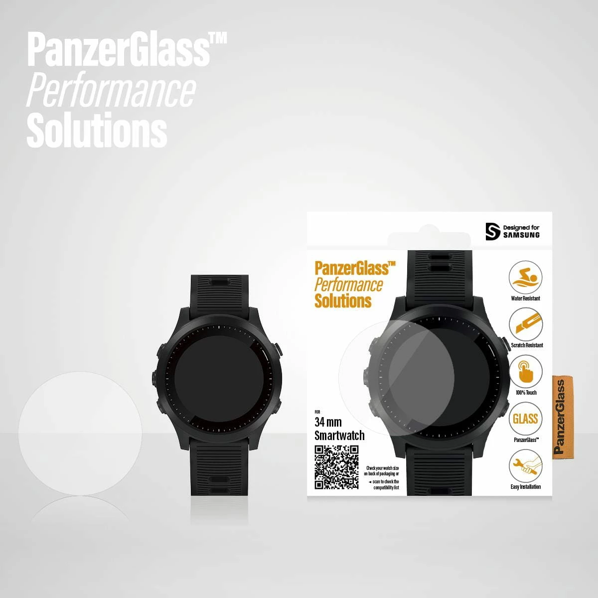 PanzerGlass SmartWatch 34 Mm 3 PanzerGlass SmartWatch 34 Mm – Image 3