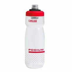 Camelbak Bouteille à Boire Podium 710 Ml - Transparent / Rouge
