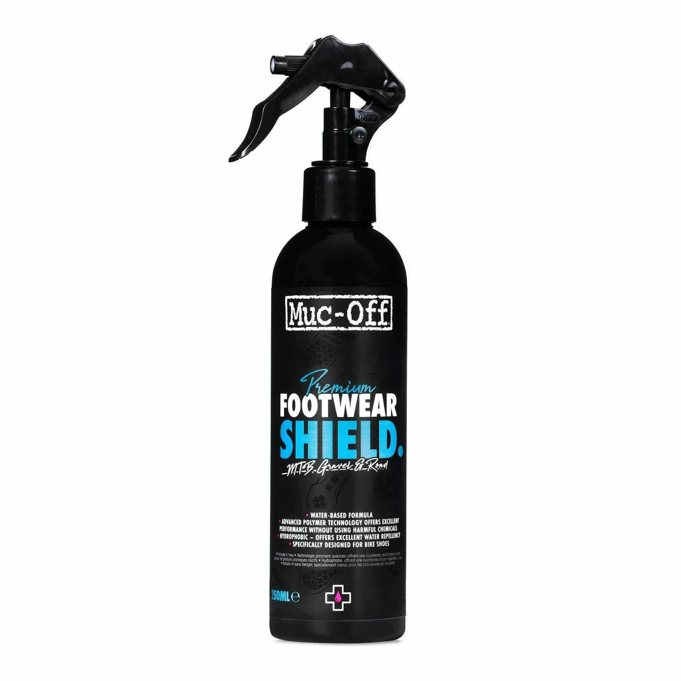 Muc-Off Spray De Protection Pour Chaussures De Vélo / Premium Footwear Shield - 250 Ml 1 Muc-Off Spray De Protection Pour Chaussures De Vélo / Premium Footwear Shield - 250 Ml