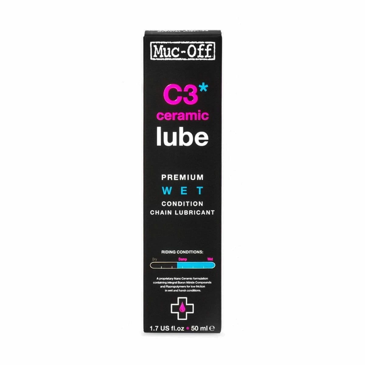 Muc-Off C3 Wet Ceramic Lube Lubrifiant Pour Chaînes - 50ml 2 Muc-Off C3 Wet Ceramic Lube Lubrifiant Pour Chaînes - 50ml – Image 2