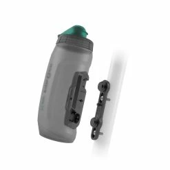 Fidlock Bottle 590 Antibacterial + Bike Base - Gris/turquoise
