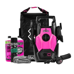 Muc-Off Ensemble Moto Pour Laveuse à Pression - Noir/Rose