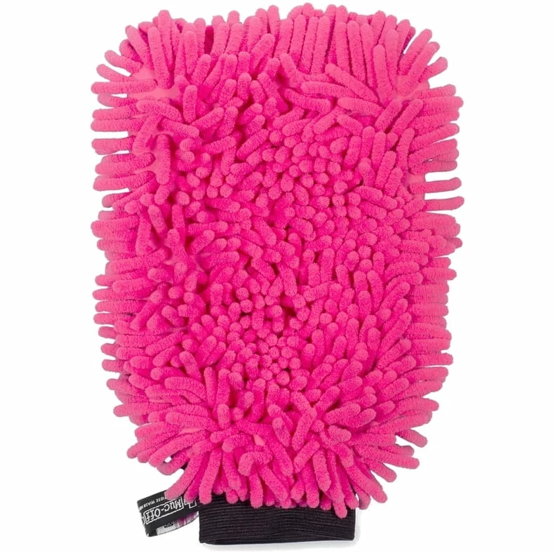 Muc-Off Mitaine De Lavage En Microfibre - Rose 1 Muc-Off Mitaine De Lavage En Microfibre - Rose