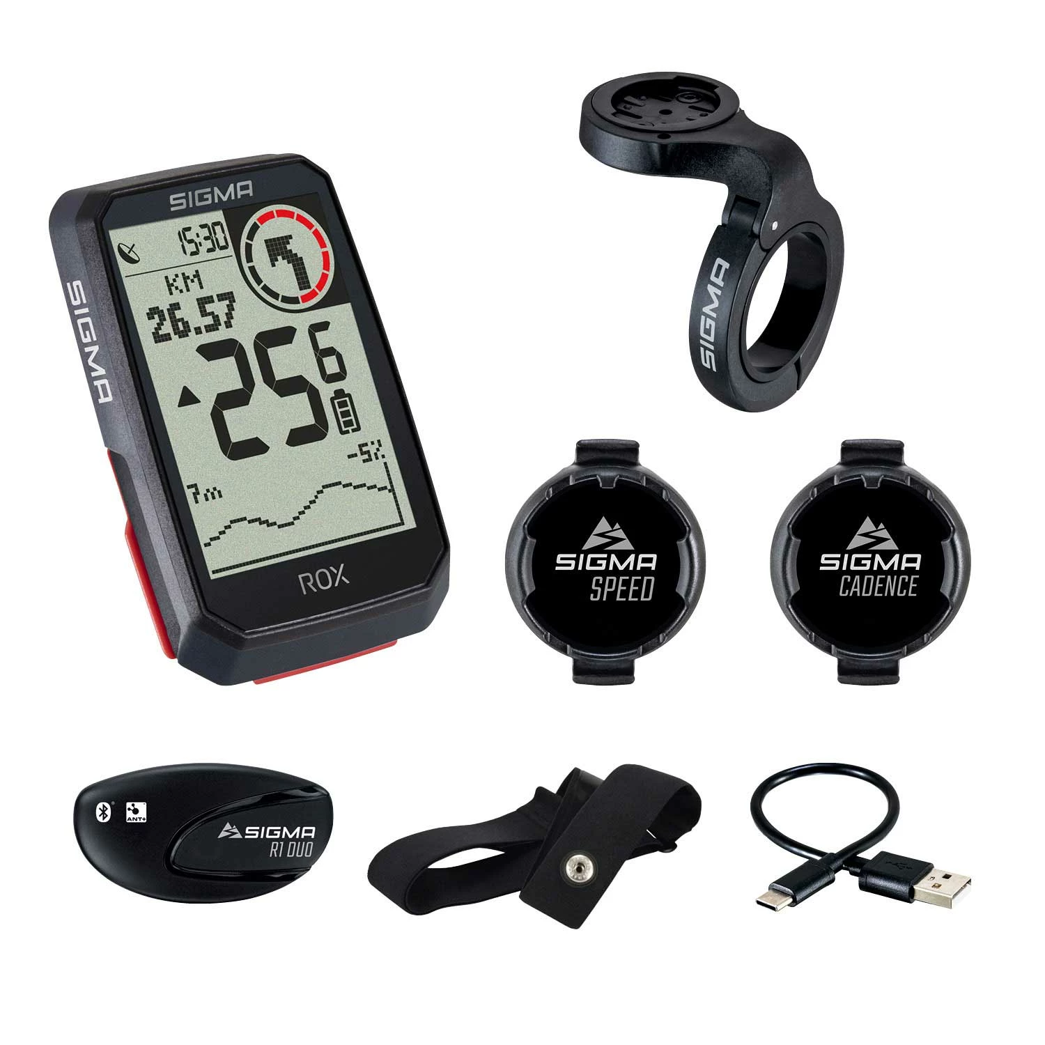 SIGMA SPORT ROX 4.0 GPS Computer Sensor Set 1 SIGMA SPORT ROX 4.0 GPS Computer Sensor Set